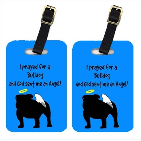 Carolines Treasures Carolines Treasures AN1122BT Bulldog Luggage Tags; Pair - 2 AN1122BT - main